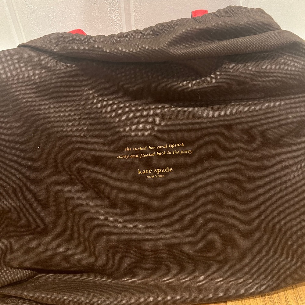 Kate Spade Red Leather Tote Bag - Picture 8 of 8